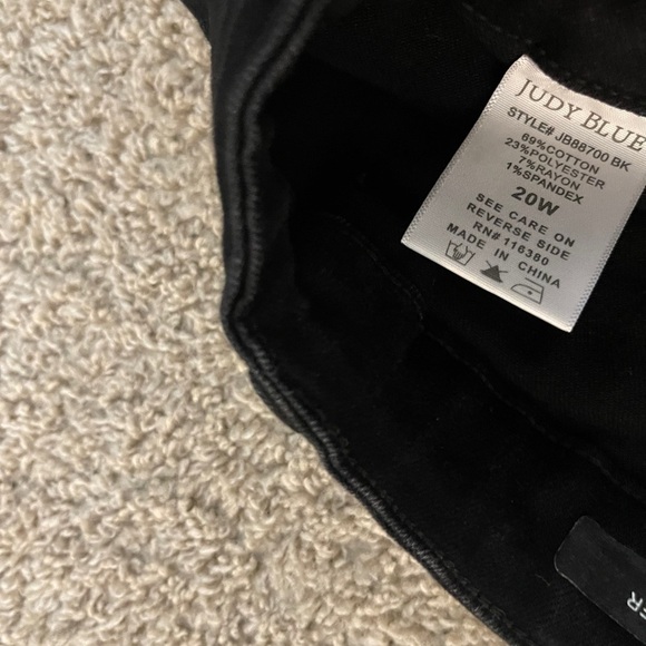 Judy Blue Black Jeans Jogger Style Plus-size - Picture 5 of 7